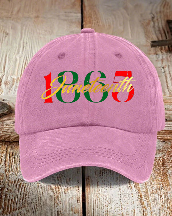 1865 Juneteenth Wash Baseball Cap