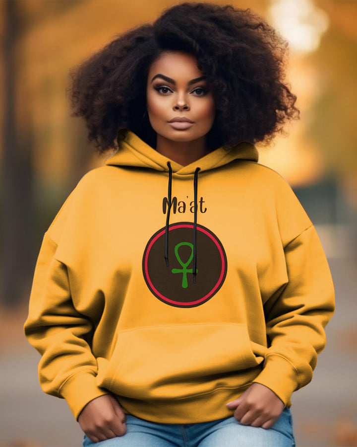 Maat Ankh Pan African Long-sleeved Hoodie
