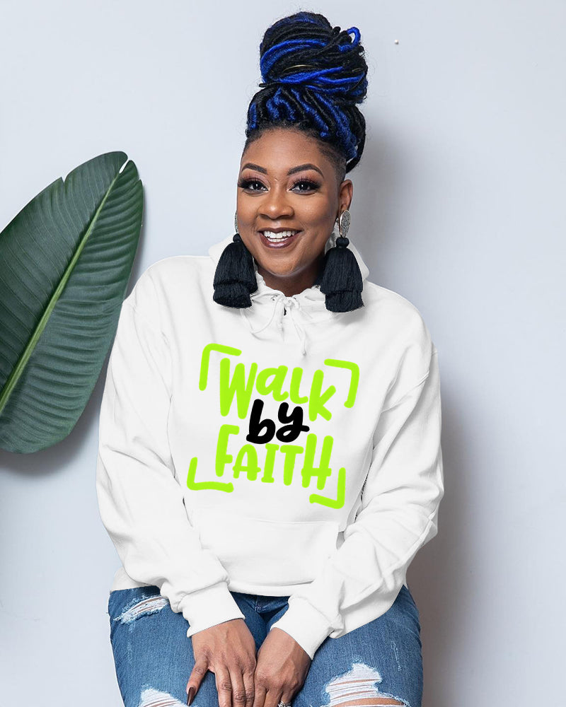Walk By Faith Long Sleeve Hoodies