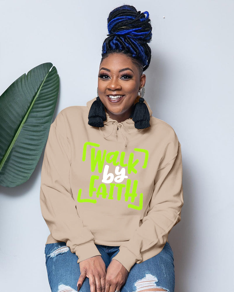Walk By Faith Long Sleeve Hoodies