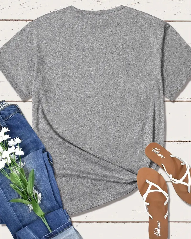 Merry Christmas Santa Black Girl Cotton Short Sleeve Tshirt