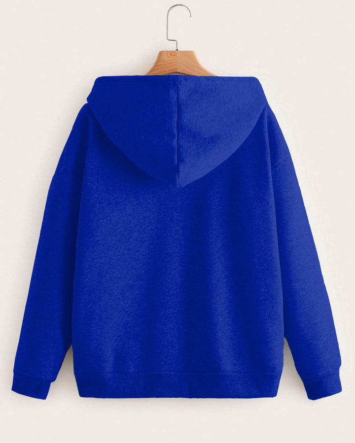 Brown Manicure Girl Long-sleeved Hoodie