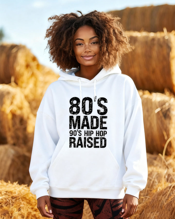 80's Made 90's Hip Hop Raised Cotton Long-sleeved Hoodies