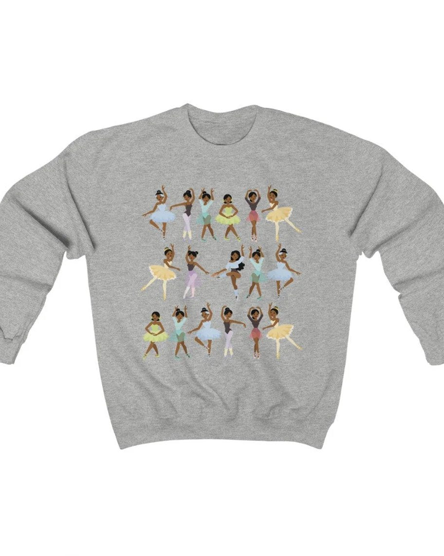Black Ballerinas Woolen Sweatshirt