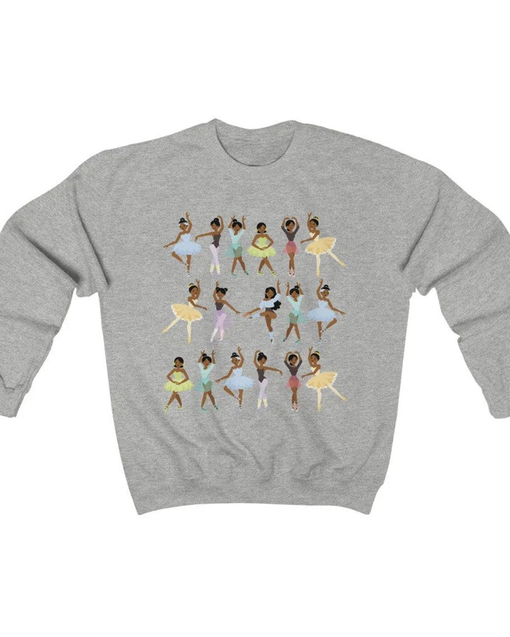 Black Ballerinas Woolen Sweatshirt