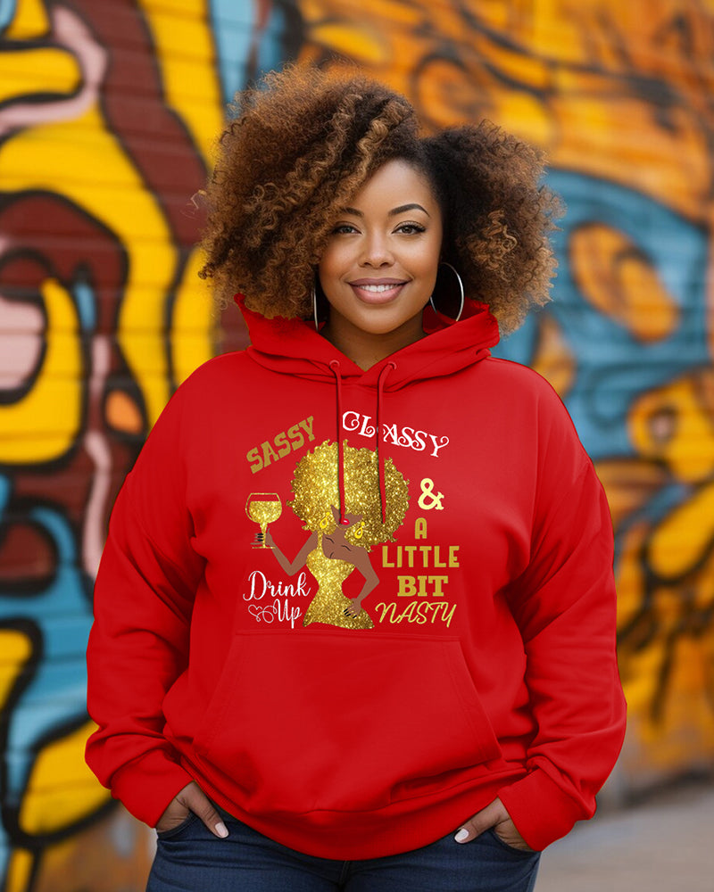 Black Boss Women Long Sleeve Hoodies