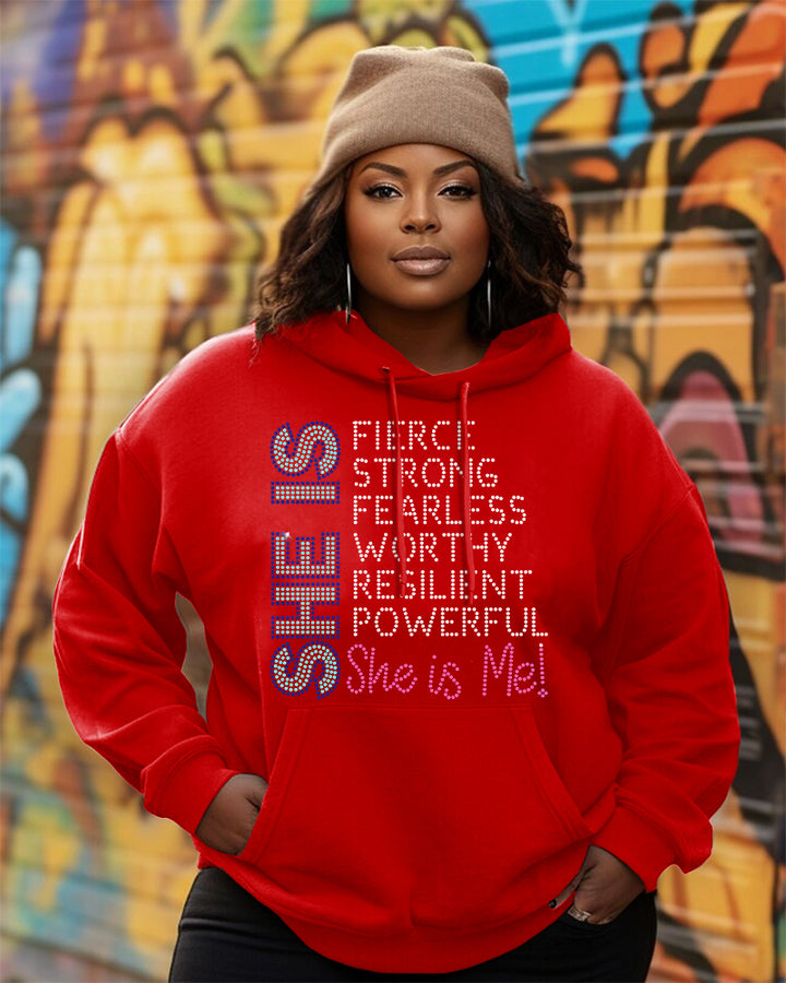 She Is Me Long Sleeve Hoodies