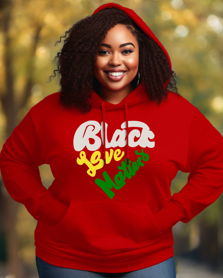 Black Love Matters Long-sleeved Hoodies
