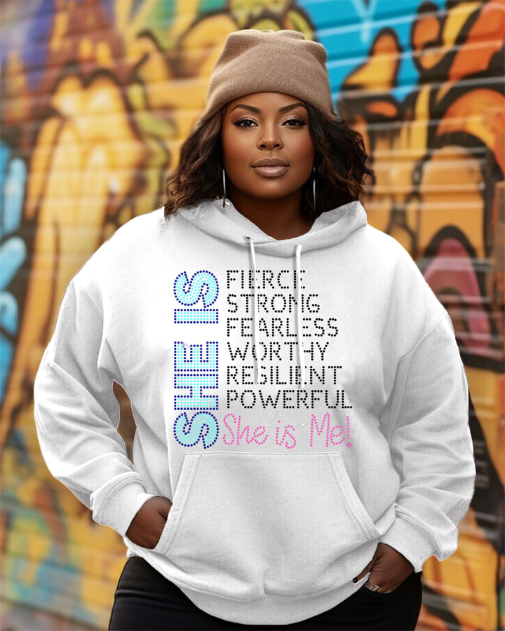 She Is Me Long Sleeve Hoodies