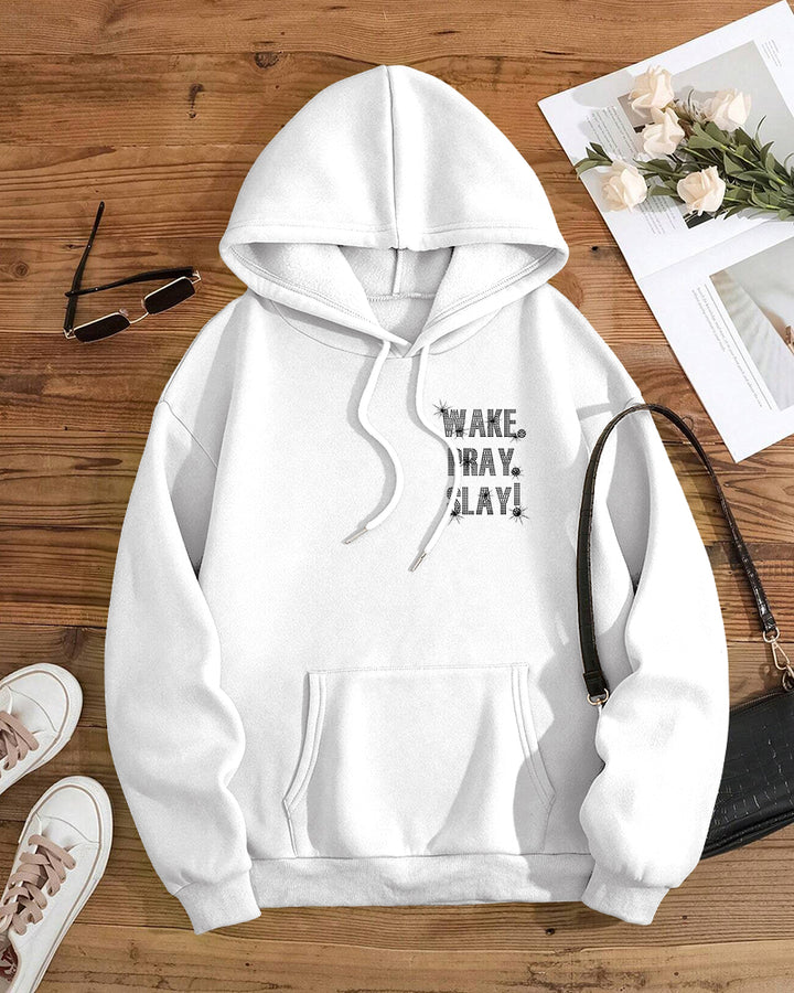 Wake Pray Slay Long Sleeve Hoodies