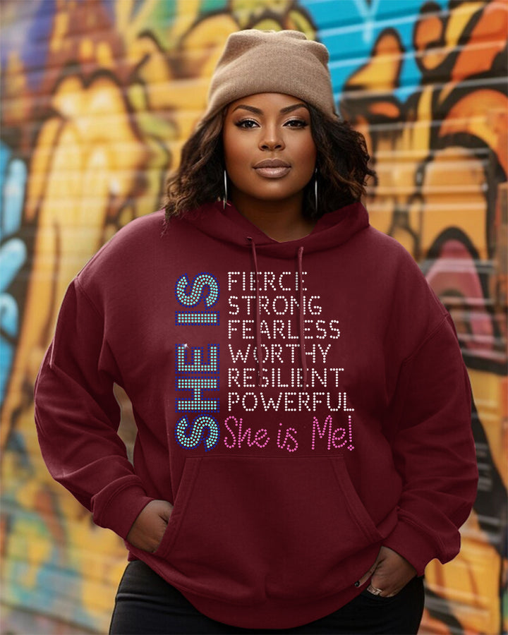 She Is Me Long Sleeve Hoodies