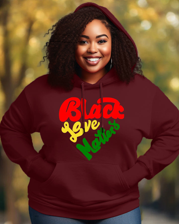 Black Love Matters Long-sleeved Hoodies
