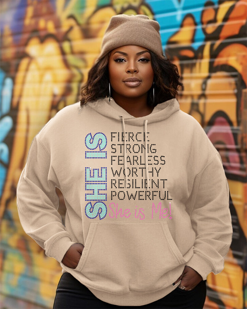 She Is Me Long Sleeve Hoodies