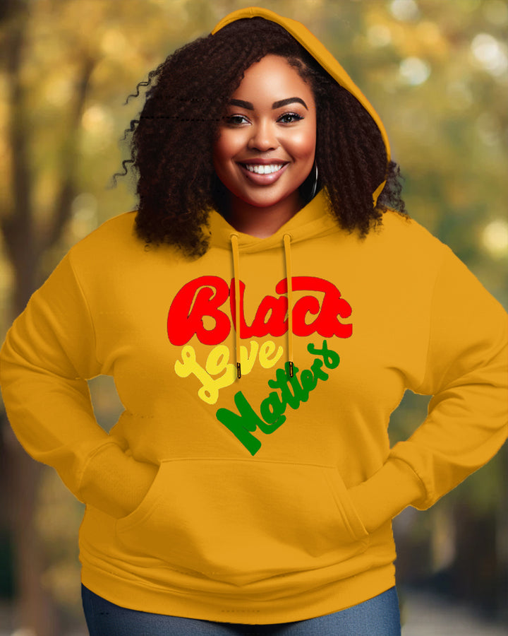 Black Love Matters Long-sleeved Hoodies
