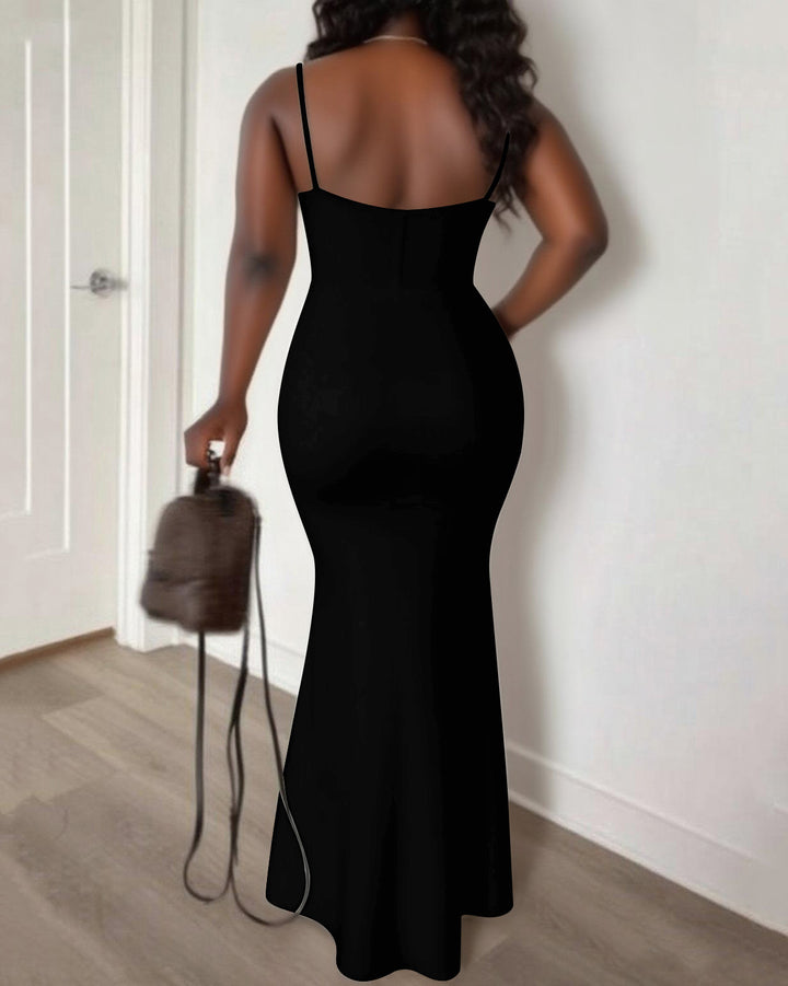 Suspender White Cross Sexy Bodycon Dress