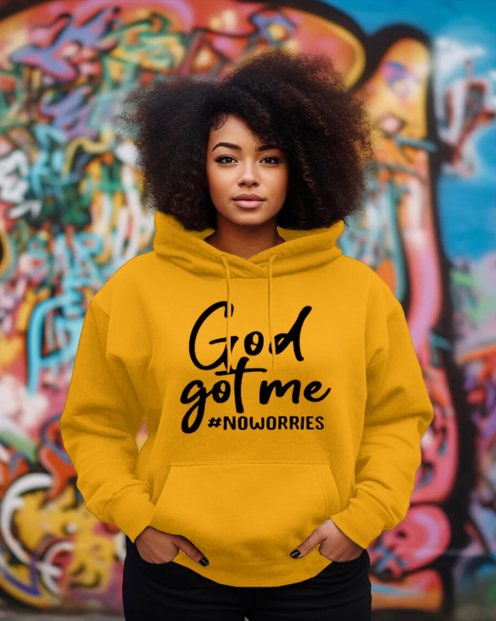God Got Me Women Long-sleeved Hoodie