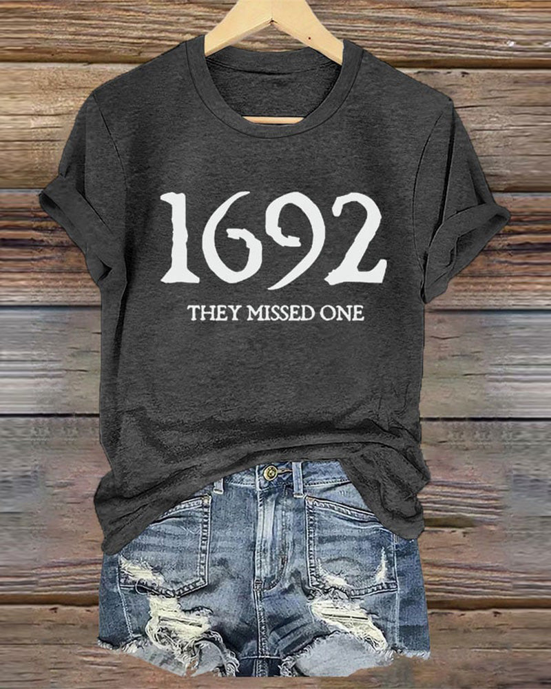 1692 They Missed One Halloween T-Shirt