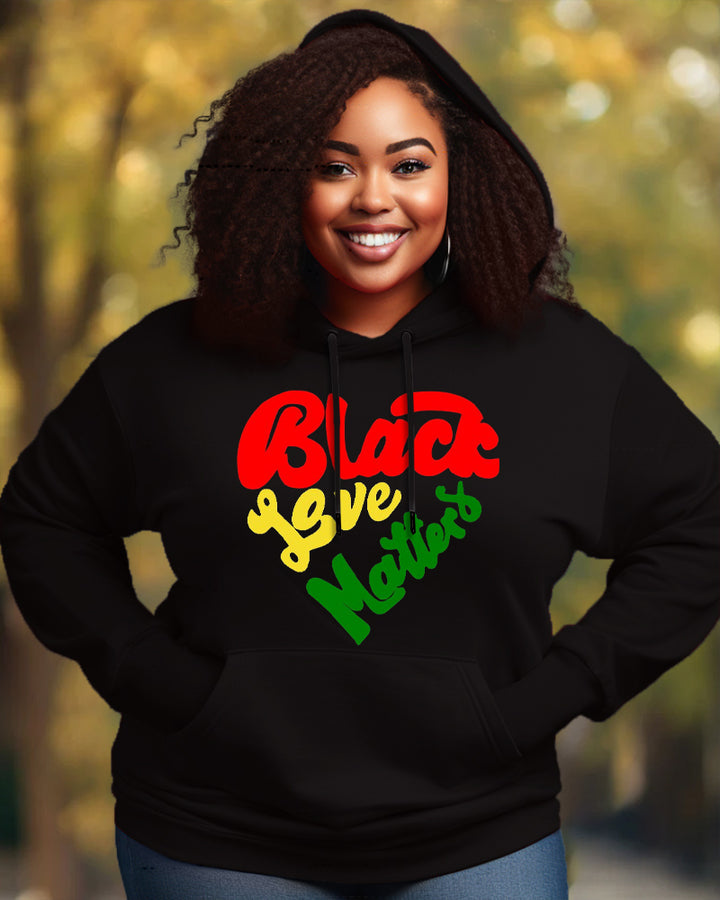 Black Love Matters Long-sleeved Hoodies
