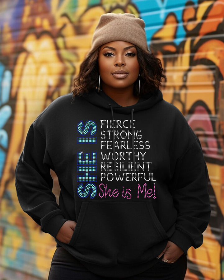 She Is Me Long Sleeve Hoodies