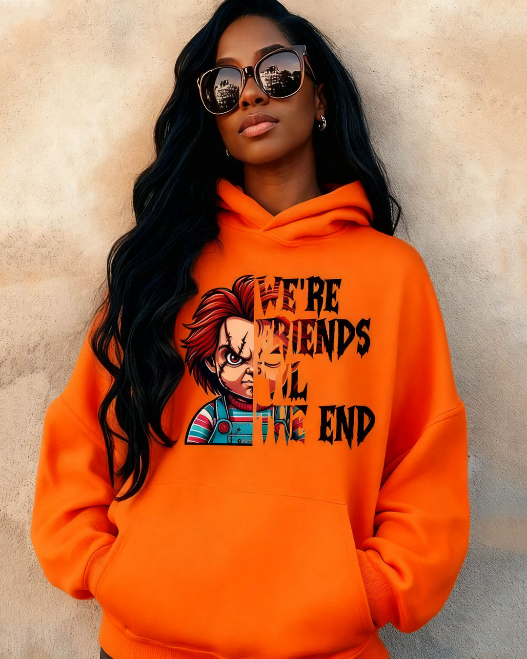 Halloween Horror Scary Killers Long Sleeve Hoodies