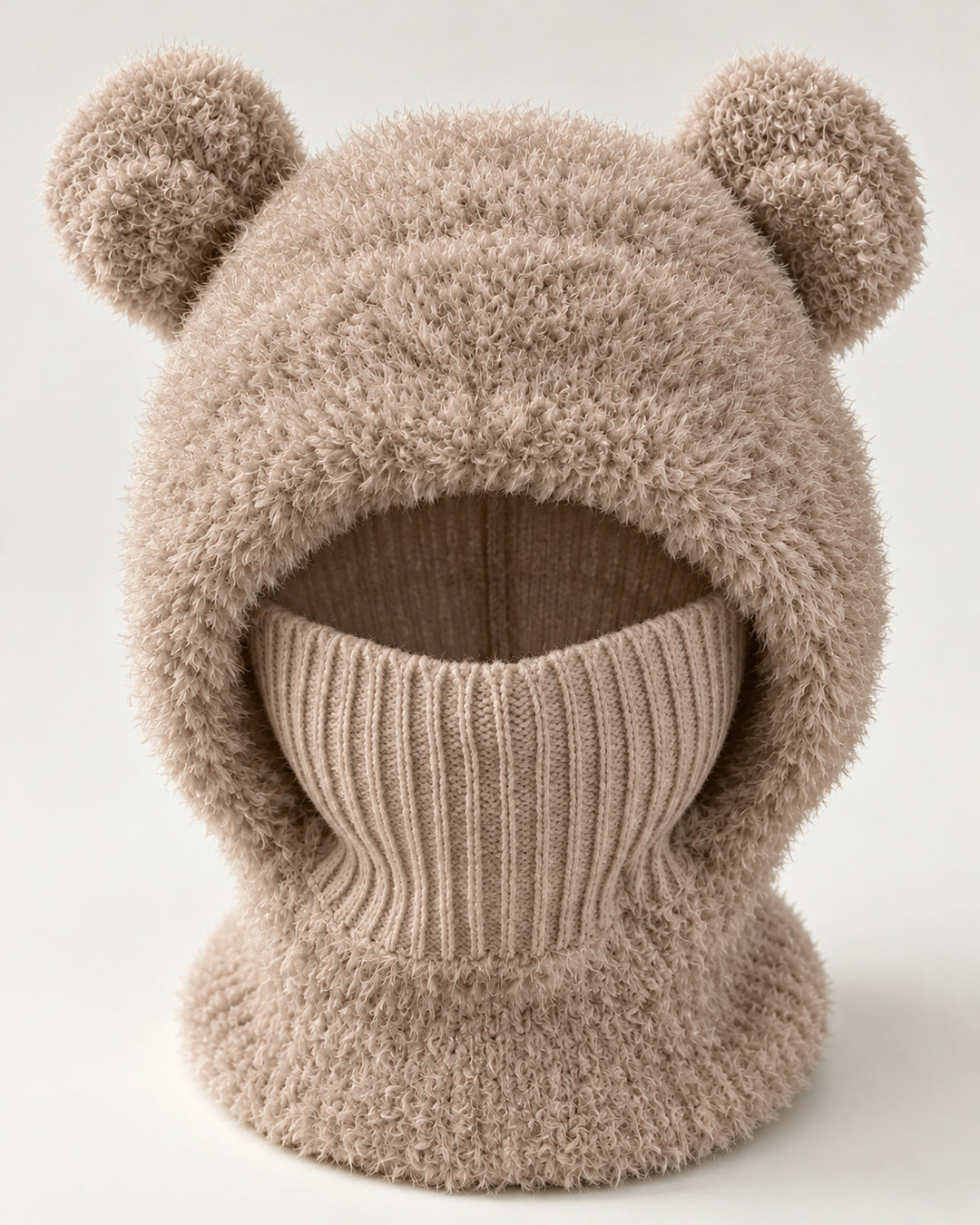 Stylish and Cute Bear Ear Design Windproof Hat