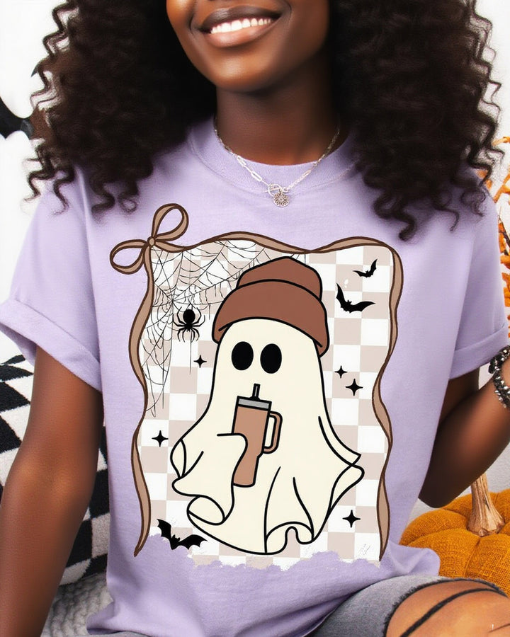 Coquette Halloween 100% Cotton Crew Neck Short Sleeve Tshirt