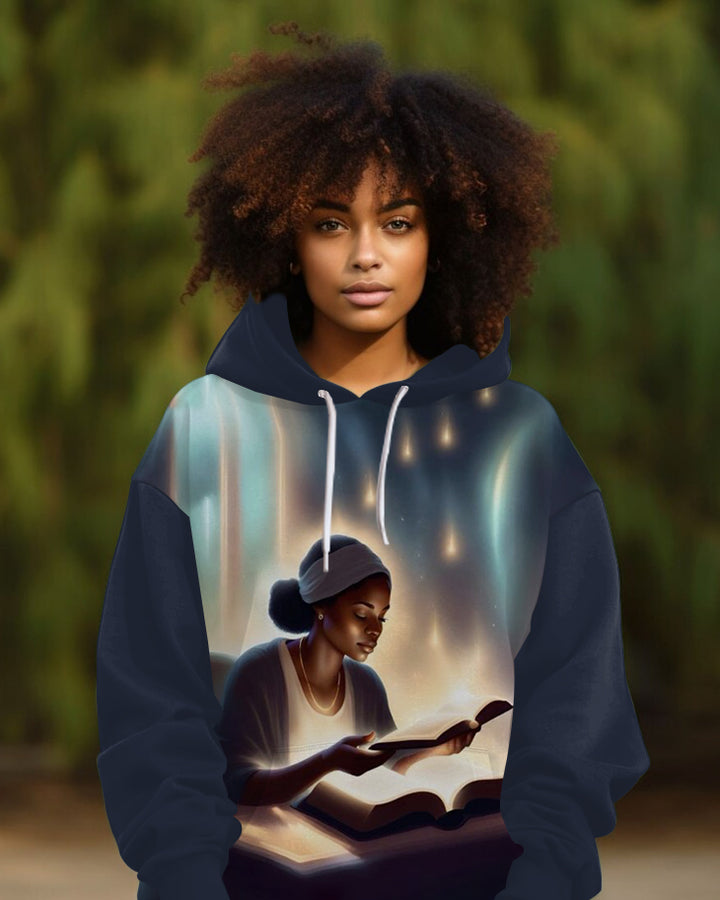 Peaceful and Serene Long-sleeved Hoodie