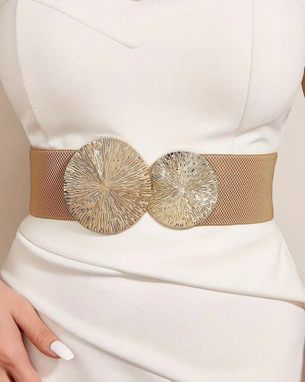 Women's 2.35in Wide Easy Adjustable Versatile Fashion Belt
