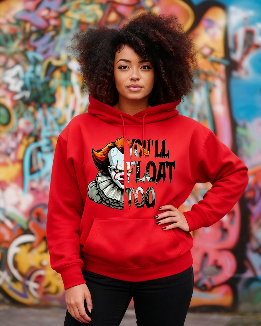 Halloween You'll Float Too Long Sleeve Hoodies