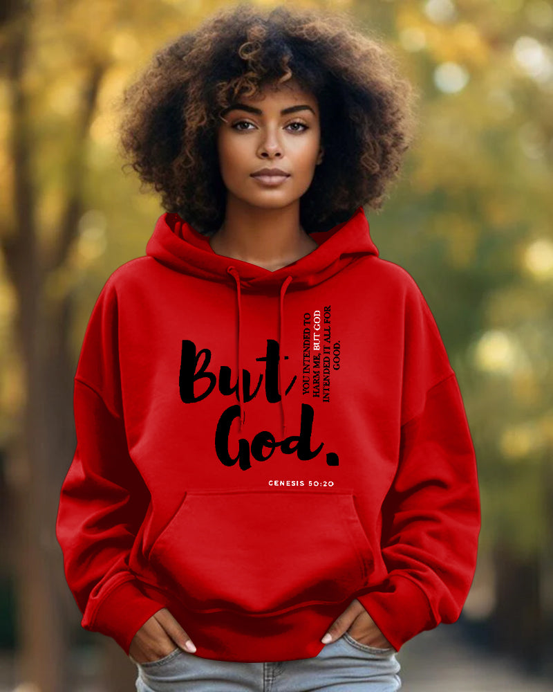 But God Bible Verse Long-sleeved Hoodies