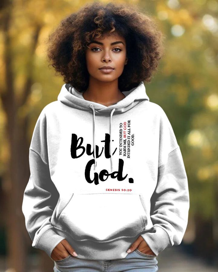 But God Bible Verse Long-sleeved Hoodies