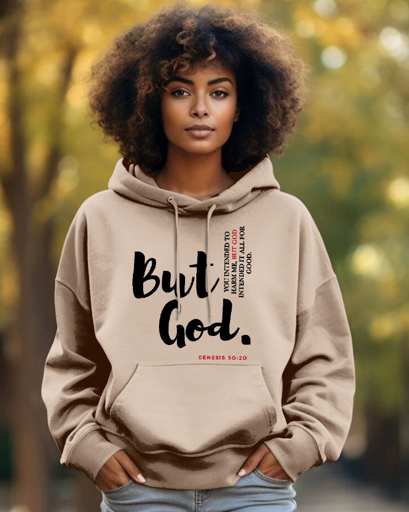 But God Bible Verse Long-sleeved Hoodies