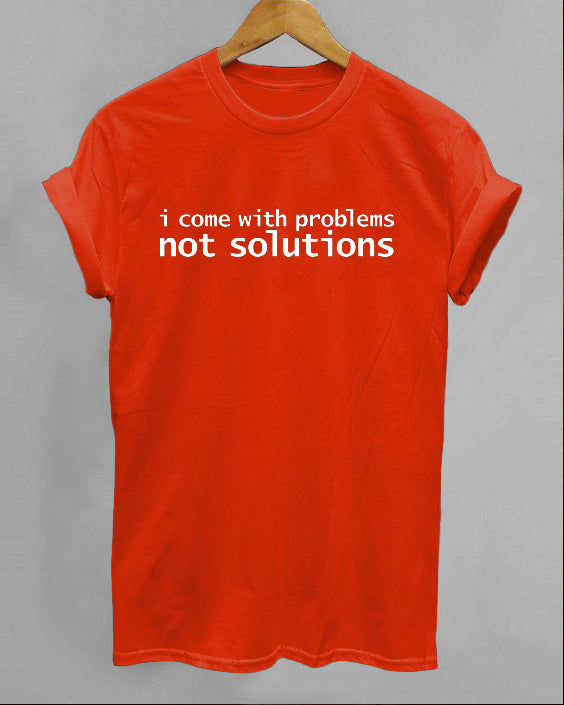 Superpower Problems Not Solutions Short Sleeve Cotton T-Shirt