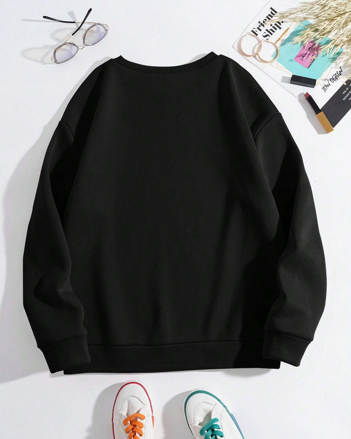 Beautiful Pixie Hairstyles Crewneck Long Sleeve Sweatshirt