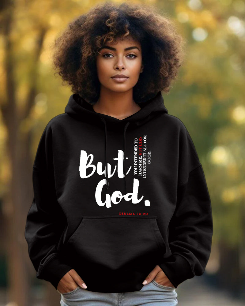 But God Bible Verse Long-sleeved Hoodies