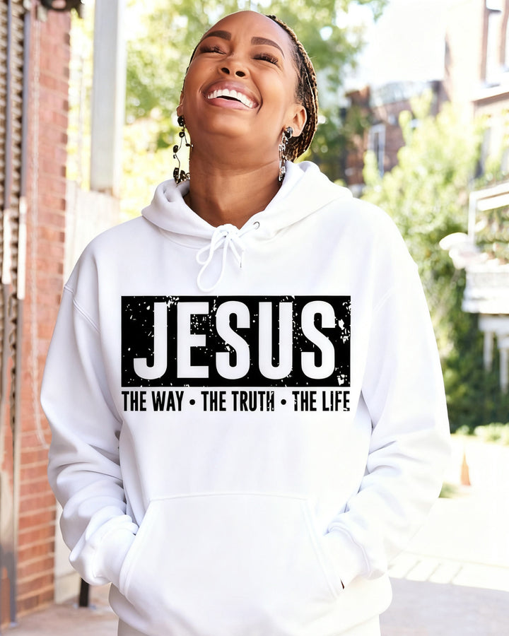 Jesus The Way The Truth The Life Long-sleeved Hoodies
