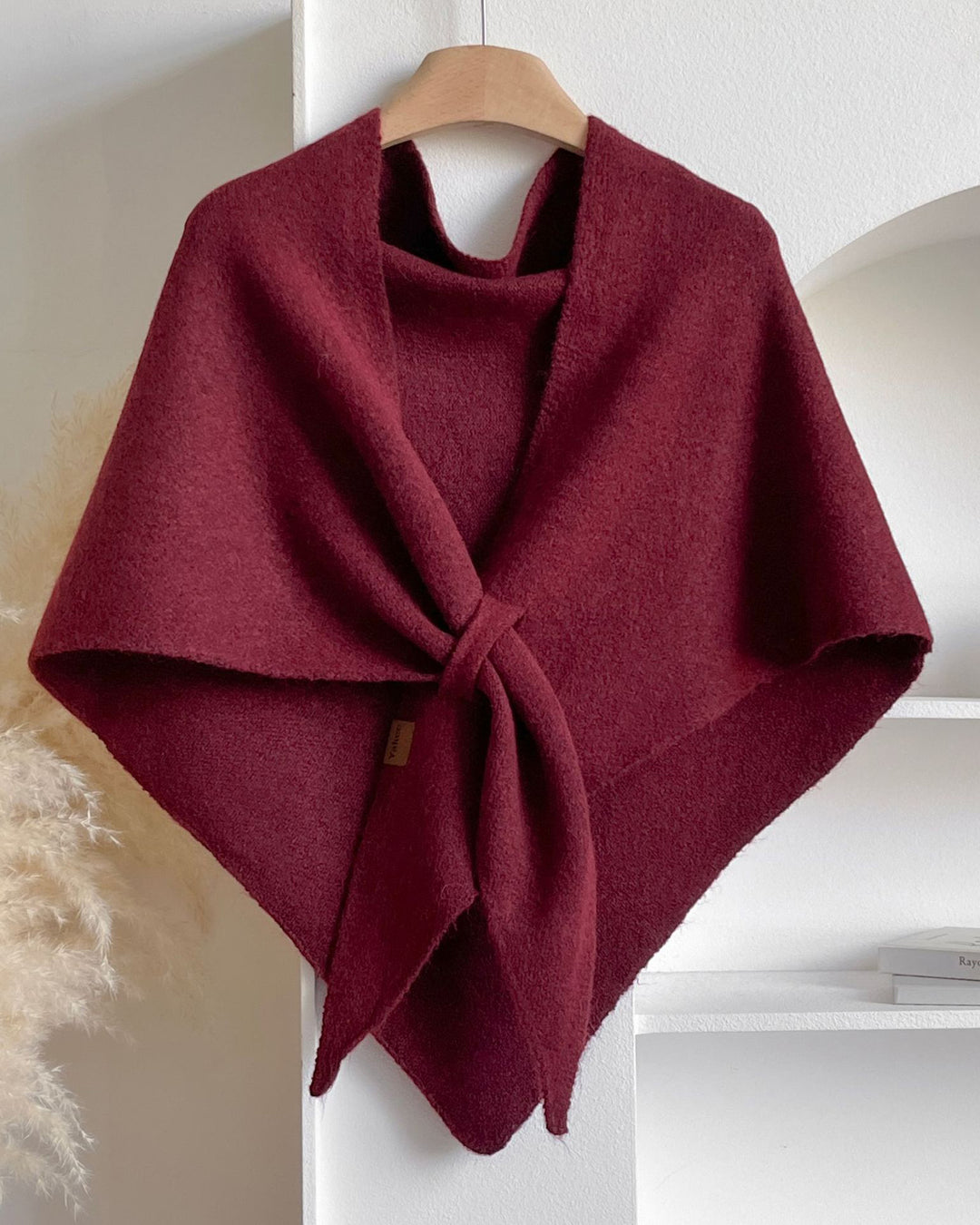 Women's Solid Color Shawl Scarf, Casual Soft Comfortable for Daily Wear