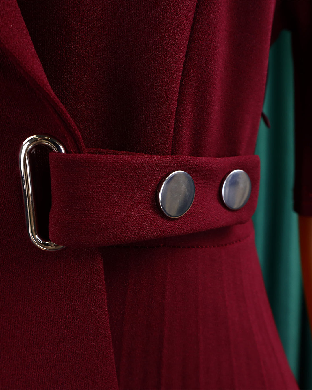 Blazer Pleated Midi Business Dress