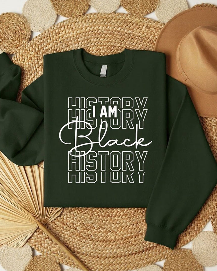 I Am Black History Crewneck Sweatshirt