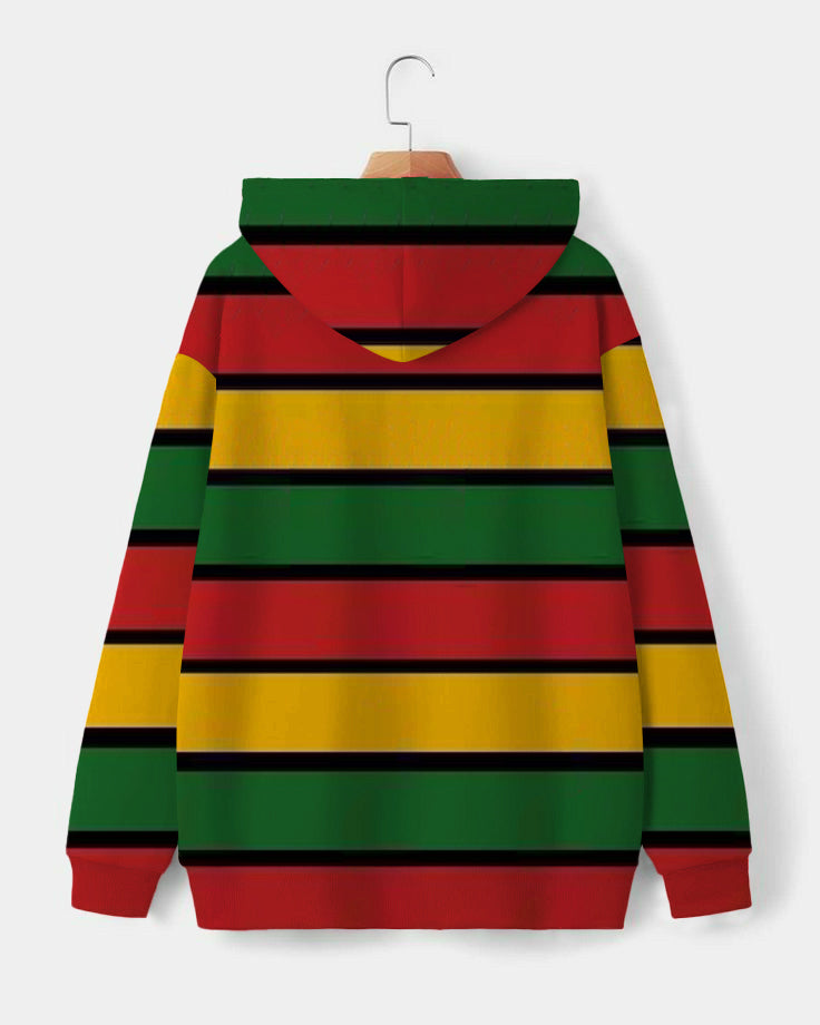 Black History Month Portraits Long-sleeved Hoodie