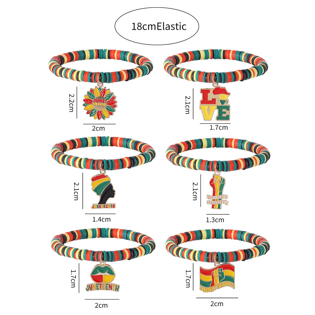 Juneteenth Simple Elastic Adjustable Bracelet