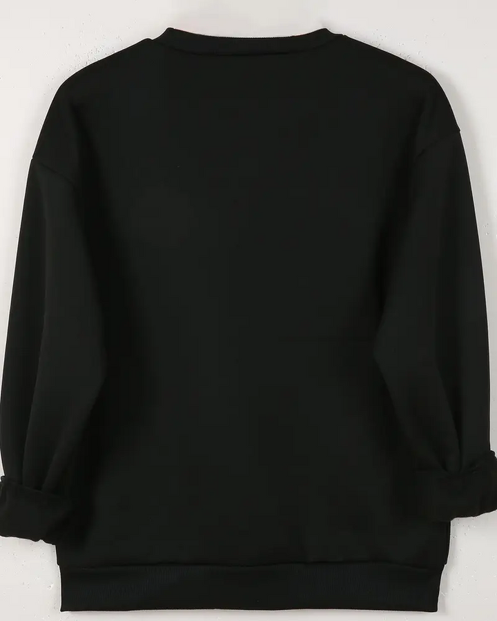 Halloween Tis the Season to be Creepy Cotton Long Sleeve Sweatshirt