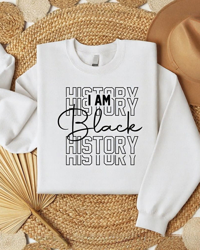 I Am Black History Crewneck Sweatshirt
