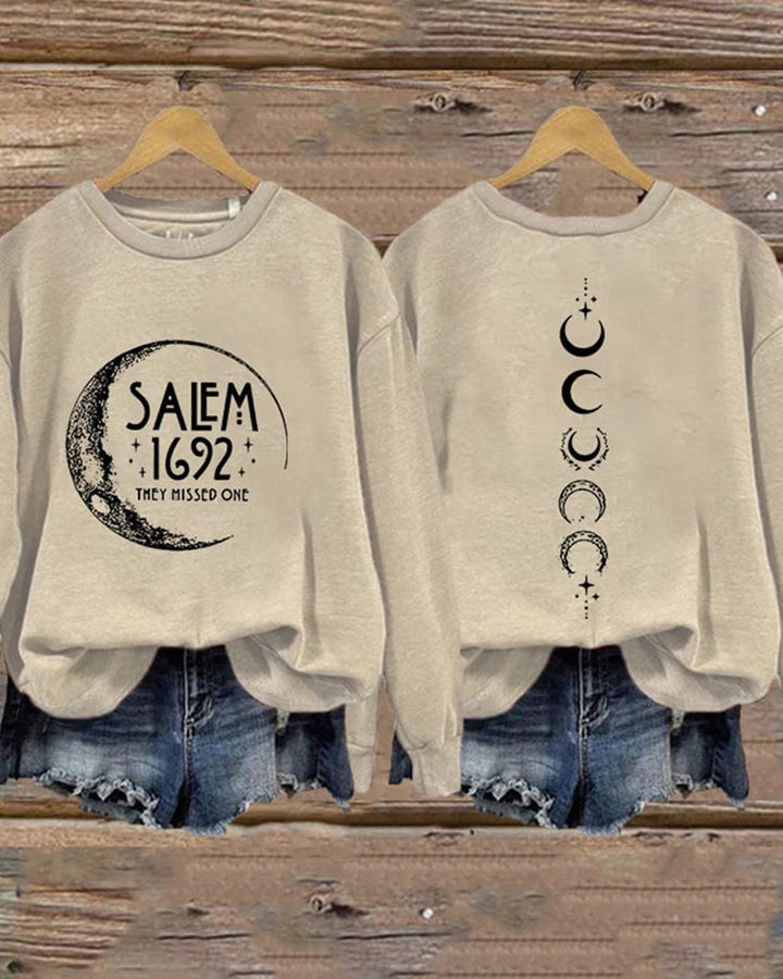 Salem 1692 They Missed One Halloween Long Sleeve Sweatshirt