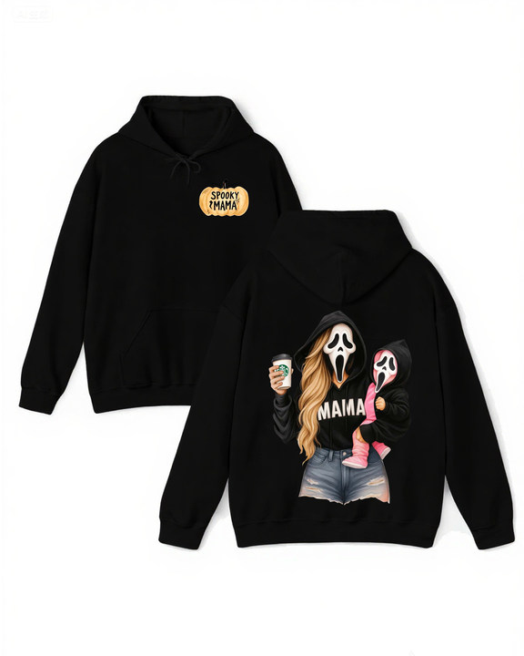 Black Spooky MaMa Hoodie