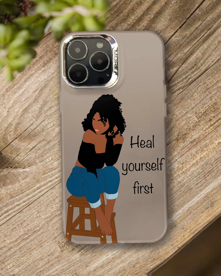 Heal Yourself First Print IPhone Case