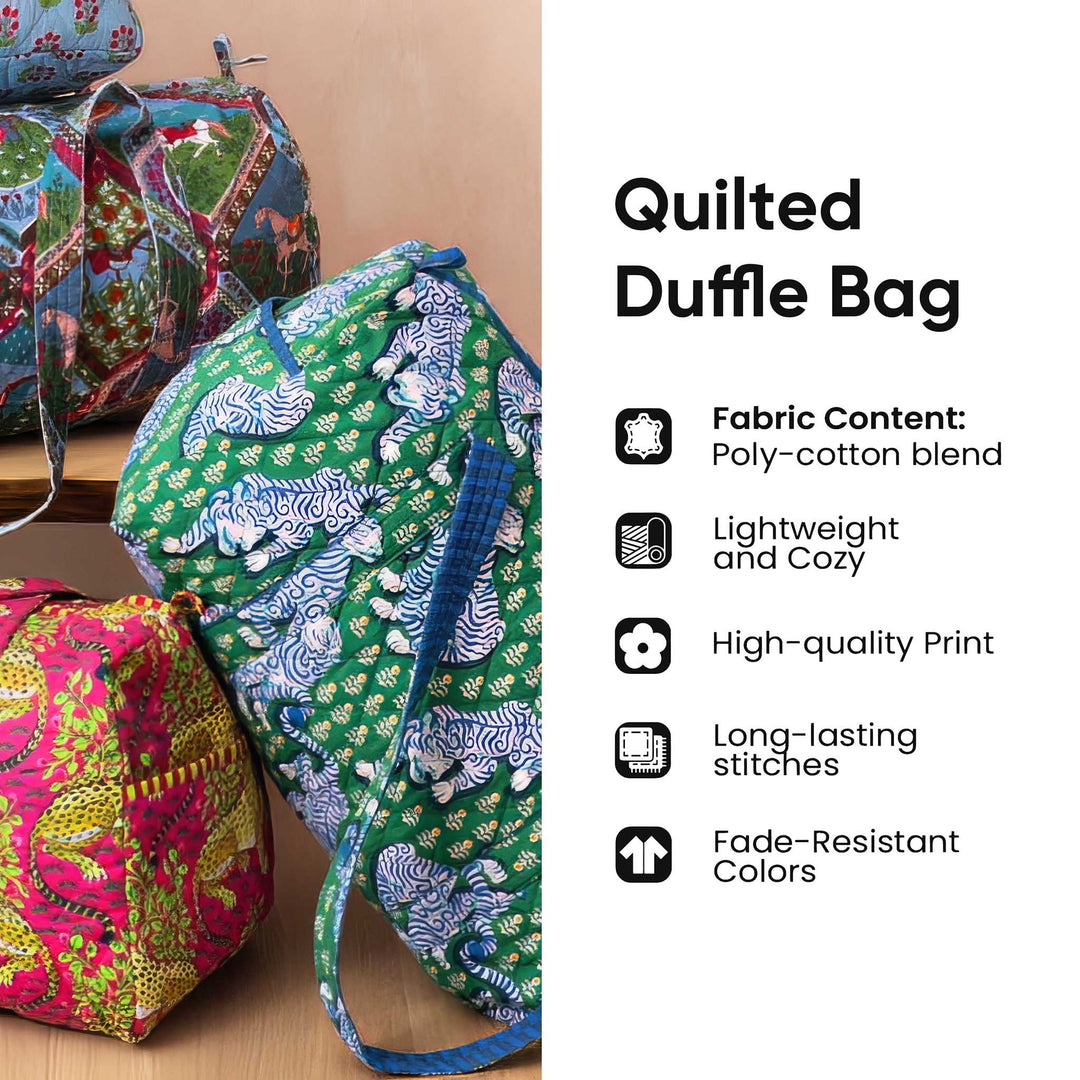 Campfire Dream Quilted Duffle Bag GFTOMA3468