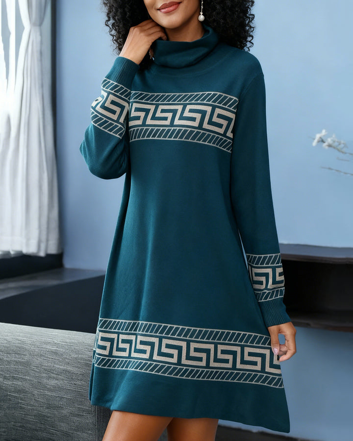 Knitted Dress Vintage Loose Base Sweater Skirt