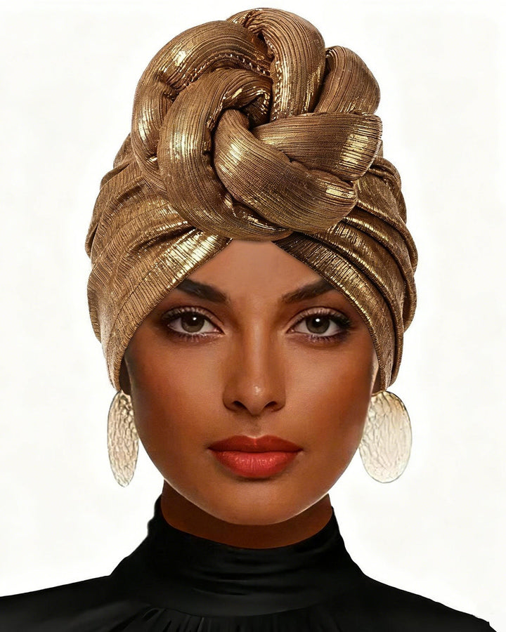 Women's African Headwrap Hat - Non-Stretchy Cultural Hairstyle
