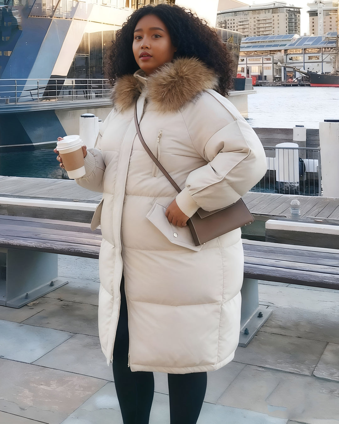 Large Size Down Cotton-padded Jacket Loose Cotton-padded Coat Thickened Bread Suit